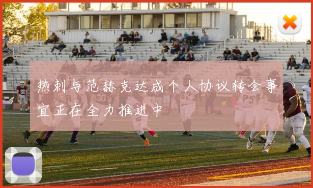 热刺与范赫克达成个人协议转会事宜正在全力推进中